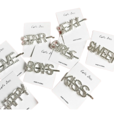 Невидимка для волосся "COOL WORDS", 1 шт