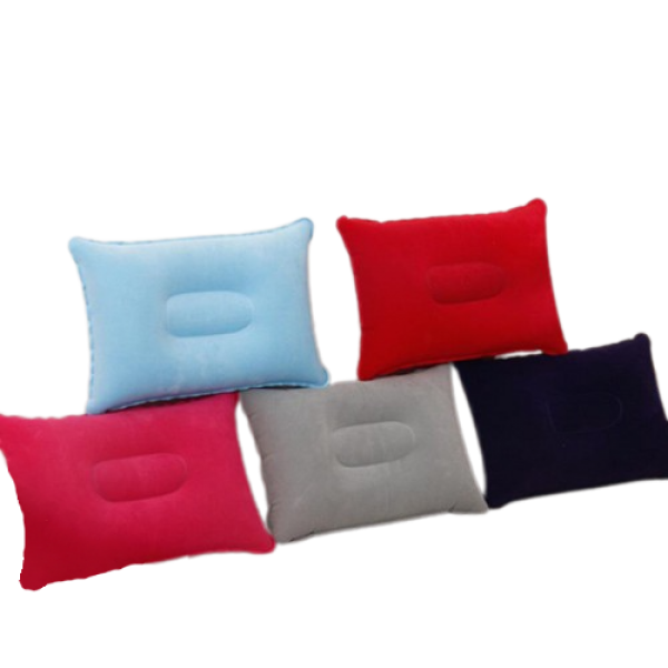 Подушка надувна, портативна, дорожня подушка, різні кольори, 34х22,5 см