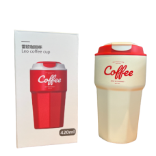 Термочашка Leo Coffee Cup, чашка термос з нержавіючої сталі, різні кольори, 420 мл