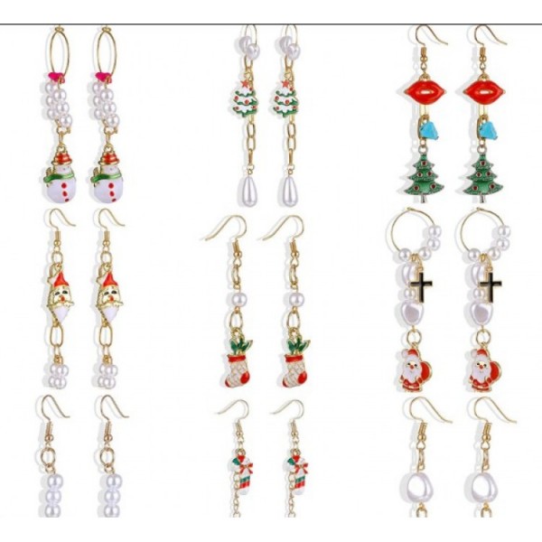 Серьги "Christmas Earrings", разные виды