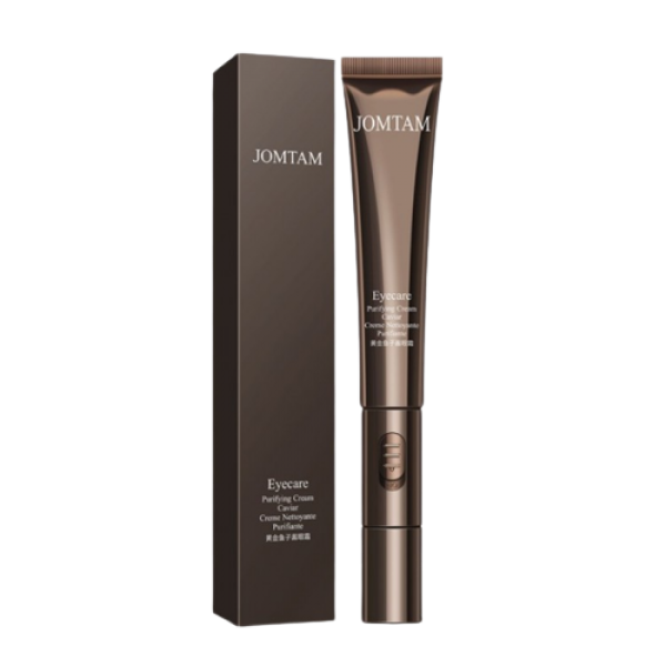 Крем для шкіри навколо очей JOMTAM Eyecare Purifying Cream Caviar Creme Nettoyante Purifiante з екстрактом ікри і вібро-масажером, 20 г