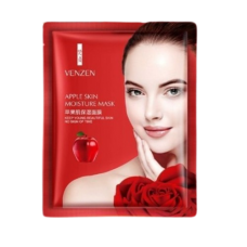 Тканинна маска для обличчя Venzen Apple Skin Moisture Mask з яблучним соком та гіалуроновою кислотою, 1 шт