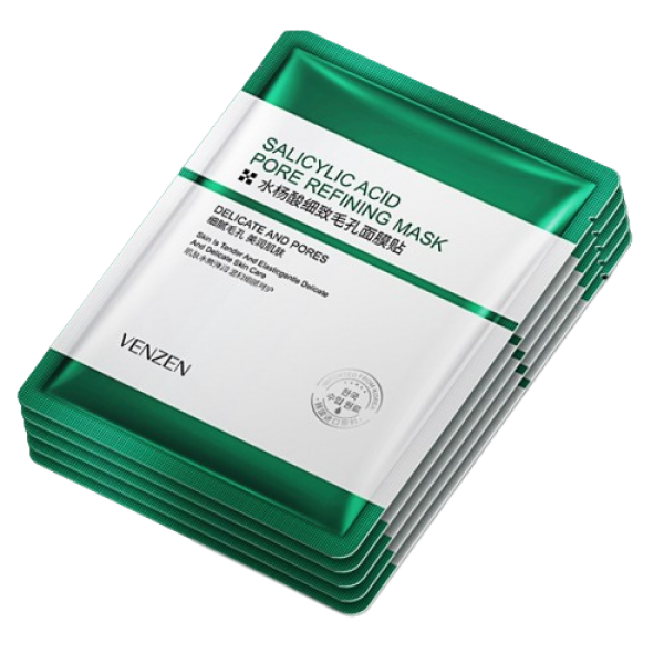 Тканинна маска для звуження пор, Venzen, від акне