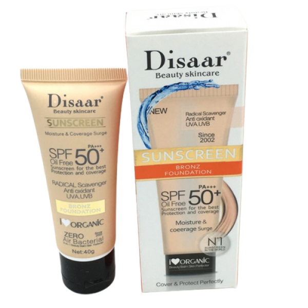 Сонцезахисний крем Disaar SPF 50 PA+++, 40 г