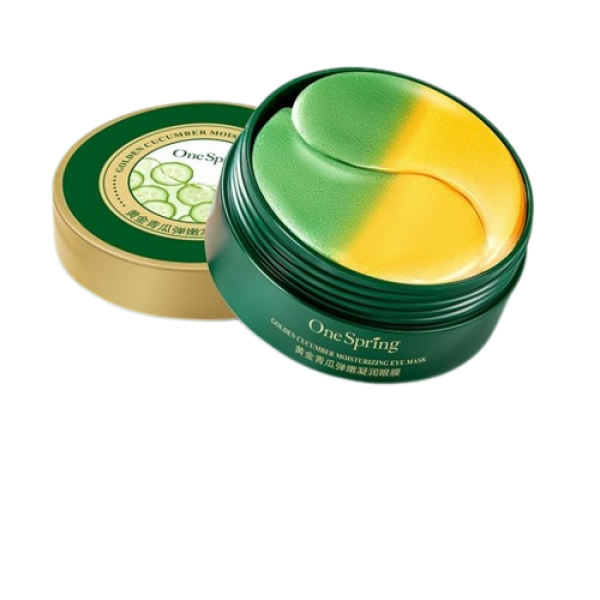 Патчи гидрогелевые для глаз One Spring Golden Cucumber Eye Mask, с экстрактом огурца, 60шт