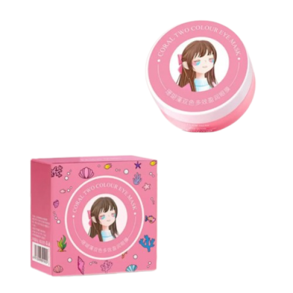 Патчі гідрогелеві під очі Luofmiss Coral, з кораловим порошком і морським комплексом, 60 шт