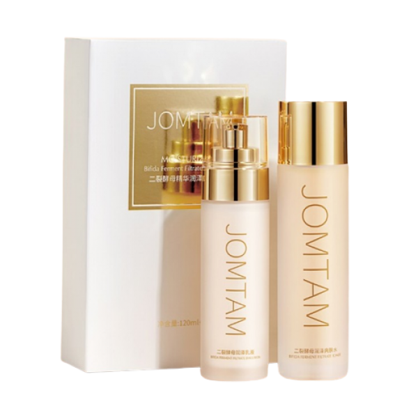 Подарунковий набір зволожуючих лосьйонів Jomtam з дріжджовою есенцією, 80+120 мл