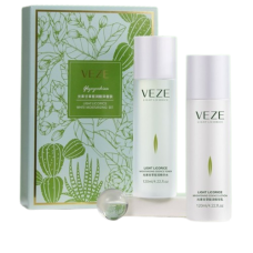 Подарунковий набір Veze Light Licorice White Moisturizing Set, з екстрактом кактусу, 2 засоби