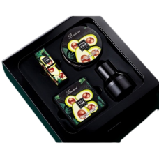 Подарунковий набір Zozu Avocado Beauty, з авокадо, 3 засоби