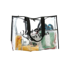 Сумка - шопер пляжна, прозора, на кнопці, 1 шт