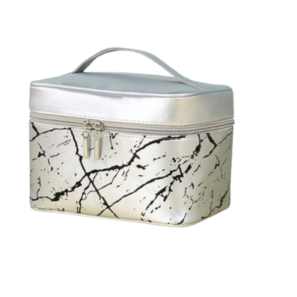 Косметичка - валіза "Мармур", органайзер для косметики, різні види, 21,5х14,5х15,5 см