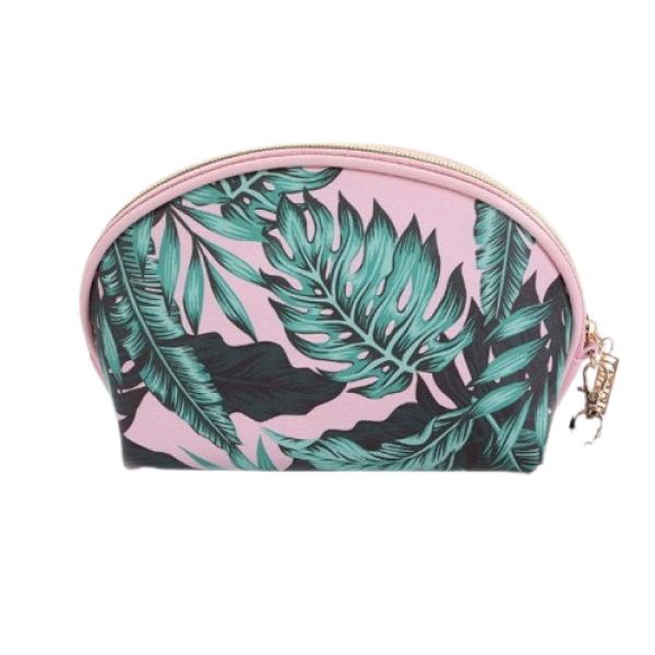 Косметичка округла "Pink Tropic", органайзер для косметики