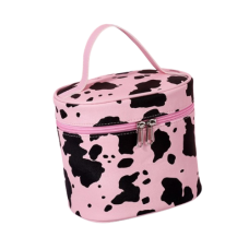Косметичка органайзер "Pink Cow", овальна, 1 шт