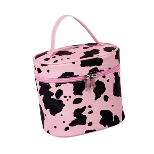 Косметичка органайзер "Pink Cow", овальна, 1 шт