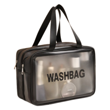 Косметичка двошарова "Washbag", водонепроникна тревел косметичка, 3 кольори, 31х21х15