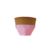 Пензлик для макіяжу, пензлик для тональної основи, рожевий, маленький