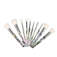 Набор кистей для макияжа "Holographik", 10 шт