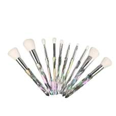 Набор кистей для макияжа "Holographik", 10 шт