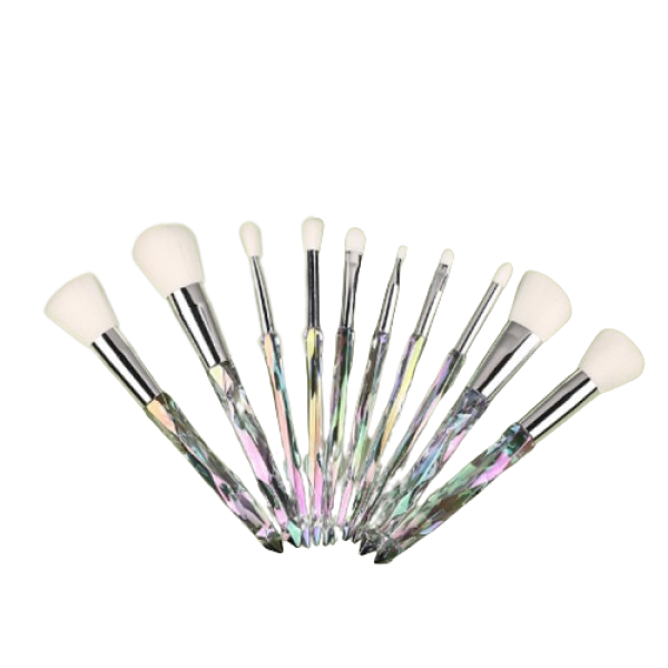 Набор кистей для макияжа "Holographik", 10 шт