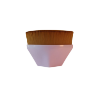 Пензлик для тональної основи, пензлик для макіяжу, фіолетовий, великий