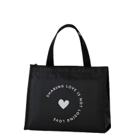 Сумка шопер з термо ефектом, "Love" 26х20х15 см, 1 шт