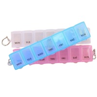 Органайзер для таблеток на 7 відділень JUST, компактний кейс для таблеток на 7 відділень