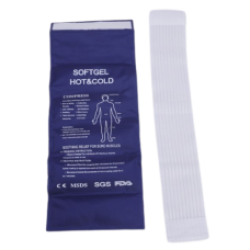 Компрес гелевий ColdHot dark blue холодний-гарячий з еластичним бинтом, 45х17,5 см