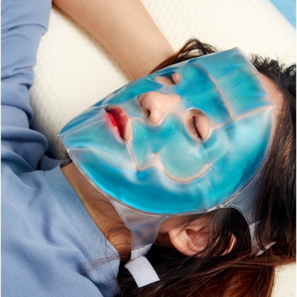 Гелева багаторазова маска для обличчя (охолоджуюча-зігріваюча), 75х19 см, 1 шт