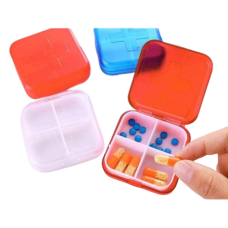 Органайзер для таблеток на 4 відділення, таблетниця на 4 відділення