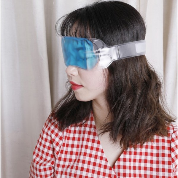 Маска гелева багаторазова для зони обличчя та очей (охолоджуюча-зігріває), 1 шт