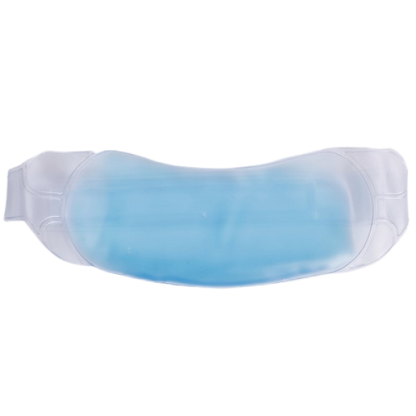 Маска гелева багаторазова для зони обличчя та очей (охолоджуюча-зігріває), 1 шт