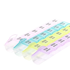 Органайзер для таблеток на 28 відділень, компактна таблетка на 28 відділень