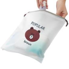 Пакет косметичний на зав'язках Popular Broun 20 х 30 см, 1 шт