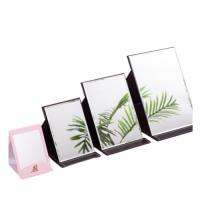 Дзеркало косметичне, складне, 3 кольори, 21х15 см