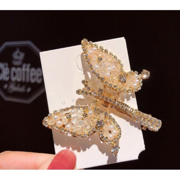 Шпилька для волосся "Big Butterfly", золото, 6х 5,5 см, 1 шт