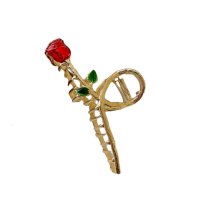 Крабик для волос "Golden Rose", золото