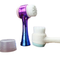 Двостороння щітка для очищення обличчя, 1 шт