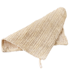 Мочалка з волокон рами (китайська кропива), натуральна еко мочалка з рами