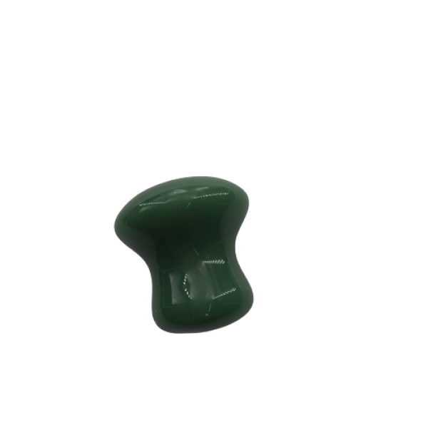 Шкребок ГуаШа Плавний Грибок з темного авантюрину, натуральний авантюриновий масажер ГуаШа, темний авантюрин, 4,5х4,5 см