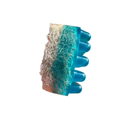 Масажне мило ручної роботи з люфою, антицелюлітне, з ароматом ожини