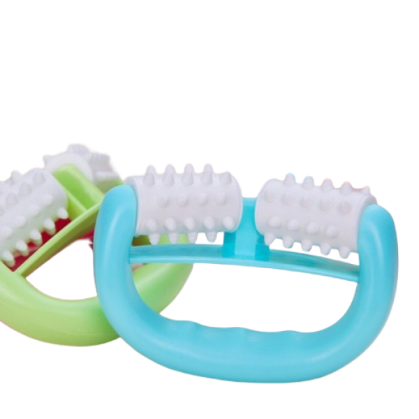 Масажер роликовий компактний ручний для тіла, 1 шт.