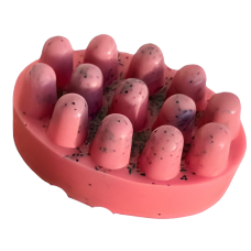 Масажне мило ручної роботи, скрабуюче, антицелюлітне, з ароматом солодких ягід