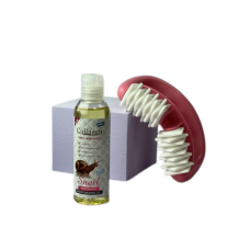 Набір для догляду за тілом: Масажер + масажна олія Disaar (на вибір)