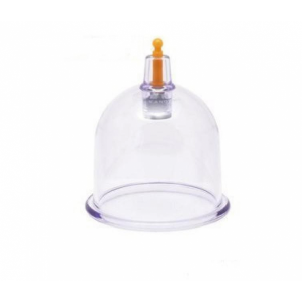 Банка массажная пластиковая антицеллюлитная К8 (диаметр внешний - 9 см/внутренний диаметр - 7,5 см), 1 шт