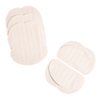 Вкладиші для пахв від поту 15,5 х 14 см, вкладиші антипіт білі, упаковка 10 шт