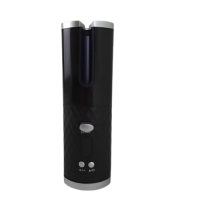 Плойка для волос, автоматическая, беспроводная, стайлер для завивки волос, черный