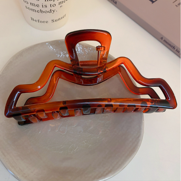 Затискач для волосся "Castle", 4 кольори, 13х5.5 см