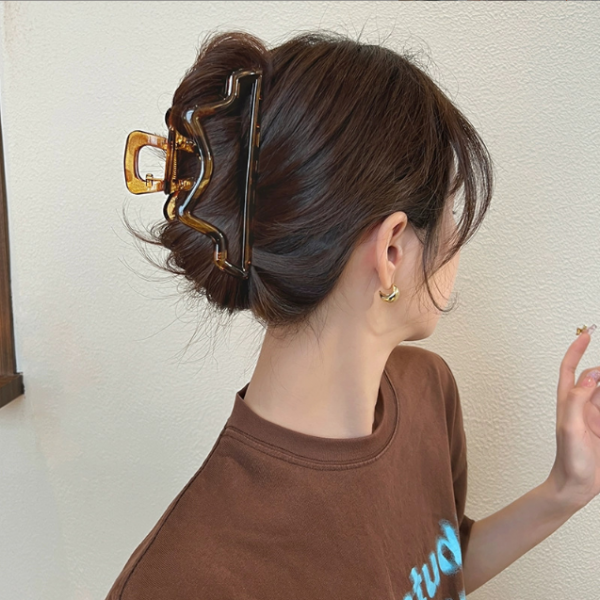 Затискач для волосся "Castle", 4 кольори, 13х5.5 см