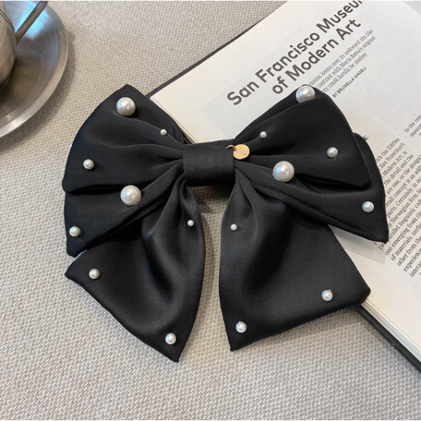 Бант для волосся "Pearl Rain", два кольори, 20х13 см Бант для волосся "Pearl Rain", два кольори, 20х13 см