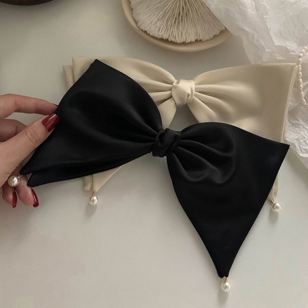 Бант для волосся "French", два кольори, 22х15 см